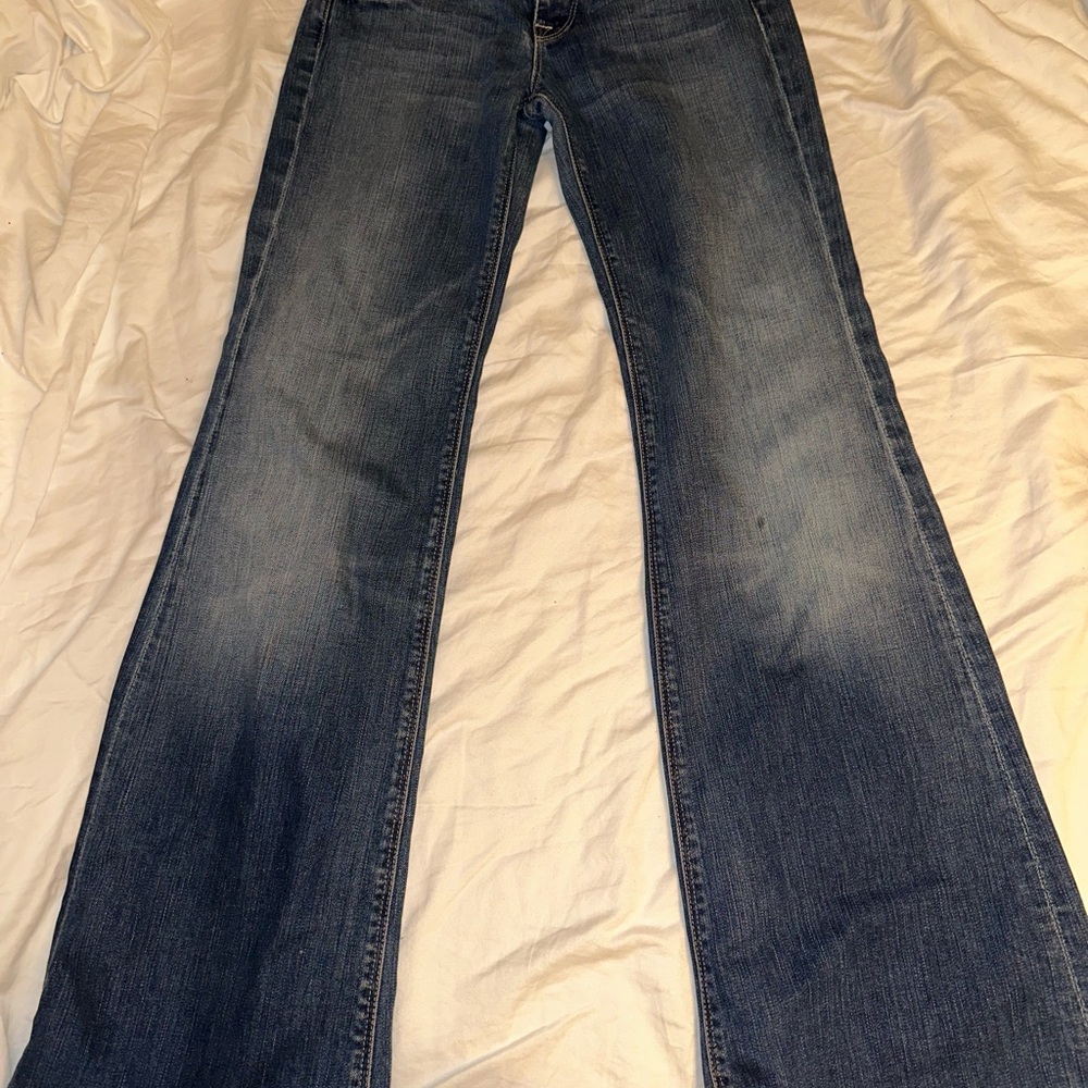 For All Mankind Low Rise Ginger Flare Jeans